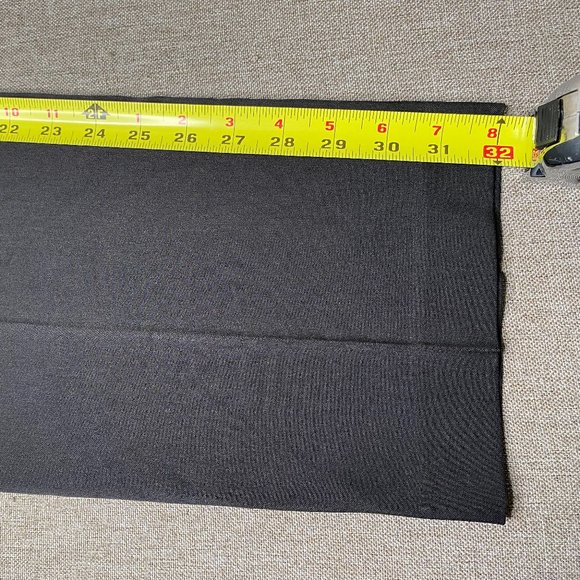 Perry Ellis Portfolio Dress Pants Men's 38 x 32 Slim Fit Black Business Office - Picture 12 of 14